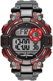 [Maxum] Women's Digital Watch, Digital digital Display and PU Strap, X1706L1