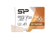 Silicon Power Superior PRO 4K/HD 256GB Micro SDXC Card 100MB/s Read & 80MB/s Write U3, C10, A1, V30 with Adapter