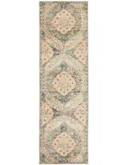 [Rug Culture] Odyssey 150 Runner Rug in Cream/Blue
