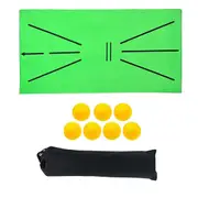 Golf Training Mat for Swing Detection Batting Golf Aid Game Practice Training - 1 Set