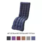 Garden Recliner Cushion Double-sided Pad Office Chair Seat Cushions Sunlounger
