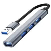 USB Hub 3.0 with 4 Ports, Aluminium USB 3.0 Hub USB Splitter Extender for for...