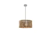 Hazelton Timber Shade Pendant Lamp Light Natural