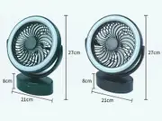 Portable Camping & Tent Fan with Hanging Hook, 3000mAh USB Battery, LED Lights, for Desk, Bedroom, Travel & Emergencies