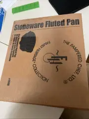 Pampered Chef Bundt Pan Stone 10" Fluted 1440 Cake Pan 10in