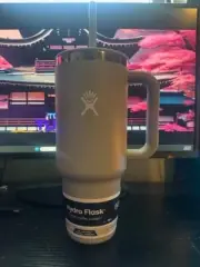 Hydro Flask Travel Tumbler Straw Lid 32oz Double Wall