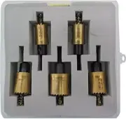 LOBSTER Bi-Metal Hole Saw Set, BOHBSET, Shank: Hexagonal (6.35mm),φ 22・28・34mm