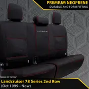 Toyota Landcruiser 78 Series - GP6 Premium Neoprene Rear Row Seat Covers (Made to Order)