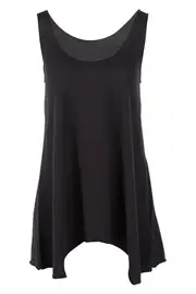 Hull S/Less Cotton Tank--MET-BOD1575-Y14