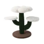 Catio 3-Level Blooming Flower Tree Scratcher Post Pet Cat Scratching Furniture