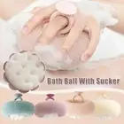Shower Ball Sponge Bath Loofahs Mesh Pouf Massage Exfoliate Body with Fast
