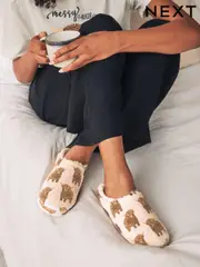 Cream Hamish the Highland Cow Slippers (832112) | $26