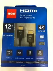RCA 12 Ft. 1080P Digital Plus HDMI Cable DH12HHE