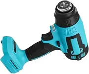 [Veemoon] 1 Set Cordless Hot Air Blower with Nozzles for Quick Heating Compatible with Makita Battery for Car Vinyl Wrapping Crafts and Shrink Tubing Applications
