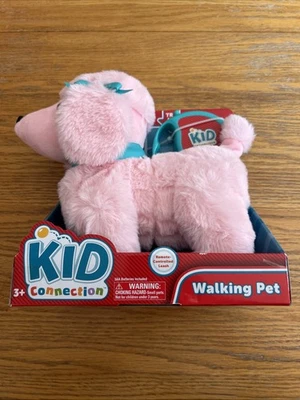 NEW PLUSH PINK POODLE Sound Remote Control Kid Connection Walks Barks Wags Tail