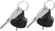 NULYLU 2 Sets Mobility Scooter Key Mobility Scooters Key Scooter Key Cover Scooter Keys Ignition Key Switch Part Mobility Scooter Replacement Keys Scooter Accessories