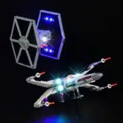 LED Lighting Kit for Lego Star Wars TIE Fighter & X-Wing Mash Classic Version