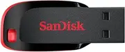Sandisk SDCZ50-128G-B35 128GB Cruzer Blade USB Drive, Black