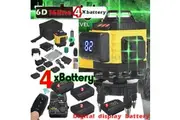 16 Line Laser Level 4D Green Light Auto Self Leveling 360 degree Rotary Cross