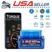 ELM327 OBD-II Bluetooth OBD2 Scanner, Vehicle Data Monitor and Trip Recorder