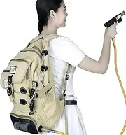 Backpack Pressure Washer & Car Washing Machine - Adjustable 2.5-25MPa High Pressure, 3-4 Cars per Charge, Portable Deep Cleaner for Vehicles/Homes/Patio
