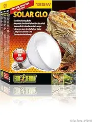 Exo Terra Solar Glo, Sunlight-simulating lamp, 125W, E27 Socket,Weiß