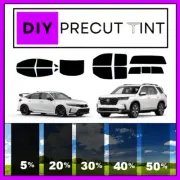 DIY PreCut Nano Carbon Window Tint Kit Fits ANY Honda HRV 2016-2024 ANY Windows (for: Honda)