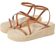 Anne Klein Women Verano Wedge Ankle Strap Espadrille Flatform Sandals Size 8.5M