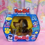 NEW Vintage Poo-Chi Interactive Puppy – 2000 Tiger Electronics Gold Robot Dog