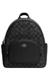 Coach Court Graphite/Black Signature Coated Canvas & Leather Backpack (5671)-NWT