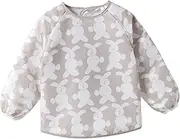 Smock for Years Long Sleeve Art Apron for Painting Eating Durable Polyester for Crafts Classrooms Birthday Parties Easy to Clean