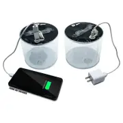 Inflatable Camping Lantern 2 Pack | Reliable Emergency Light | Rechargeable