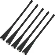 Create idea 5 PCs UHF Antenna 400-470MHz Talkie Antenna Aerial Compatible with Motorola GP88S GP328 GP338 GP3188 GP3688 GP2000 GP328PLUS GP88S 16.9cm