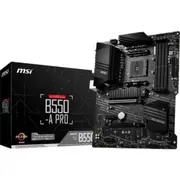 MSI B550-A PRO ATX Motherboard – AM4, DDR4, PCIe 4.0, M.2, HDMI, DisplayPort