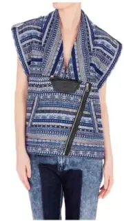 NWT RRP $750 Sass & Bide HARA JUKU Oversized Sleeveless Jacket Size 42 12