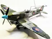 BUILT: A 1/32 SCALE OF THE INFAMOUS ENGLISH SUPERMARINE SPITFIRE MK.IXc