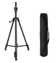Klvied Reinforced Wig Stand Tripod for Mannequin Head, Adjustable Holder