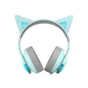 Edifier G5BT Cat Sky Blue Hi-Res Bluetooth Gaming Headset with Hi-Res, Low Laten