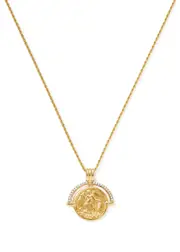 Missoma X Lucy Williams Fortuna Arc 18kt Gold Vermeil Necklace ONE SIZE