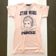 Junk Food Star Wars Princess Leia Pink Jr Sz M T Shirt
