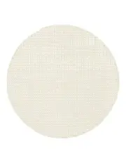 [Miss Amara] Larvic Chunky Wool Round Rug in Ivory