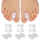 12Pcs Bunion Corrector Gel Toe Separators Soft Toe Spacers Overlapping Toes P...