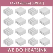 14x14x8mm Heatsink Radiator Electronics Cooler With or Without Tape for GPU IC