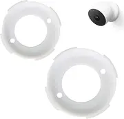 [TEYOUYI] Mounting Plate for Google Nest Camera Replacement Part for Nest Cam Outdoor (Battery) Locking Collar,Accessory for Nest Cam Outdoor 2PCS White