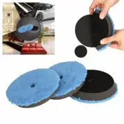 5x 6 Inch Polishing Pad Microfiber Buff Buffing Kit,Set For Car Polisher Drill