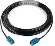 Bingfu Fakra Z Female to Female Car Vehicle Aerial Antenna Extension Cable 5m for Car Stereo Android Head Unit GPS Navigation FM AM Radio Sirius XM Satellite Radio 4G LTE Telematics Bluetooth Module