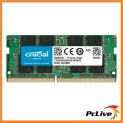 Crucial 8GB (1x8GB) DDR4 SODIMM 2400MHz CL17 1.2V Single Ranked Notebook RAM