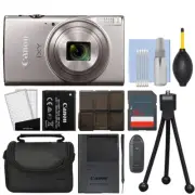 Canon IXY 650 / ELPH 360 20.2MP Digital Camera 12x Optical Zoom Silver+ 32GB Kit