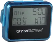 Gymboss Interval Timer and Stopwatch - TEAL / BLUE METALLIC GLOSS
