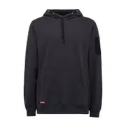Mens Hard Yakka Brushed Fleece Hoodie Jumper Charcoal Y19326